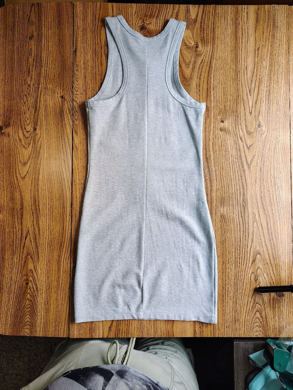 Sunday Best By Aritzia Bodycon Mini Dress Sleeveless Women's Light Grey XS. - Picture 4 of 13
